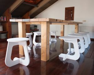 TABU lac mesa reuniones - taburete stool TABUHOME®